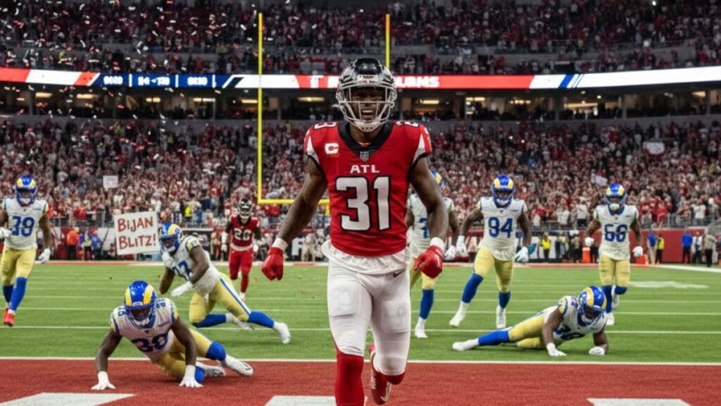 Bijan Robinson Set A Franchise Record For The Longest Rushing Touchdown, Leading The Falcons To A Win Over The Rams And Validating The Team's Late Season Surge