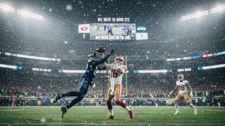 The Seahawks Vs. 49ers Matchup Is A Game 272 Scenario—essentially A Play In Game For The No. 1 Seed; The Winner Skips The Wild Card Round, While The Loser Likely Plays On The Road In The Divisiona