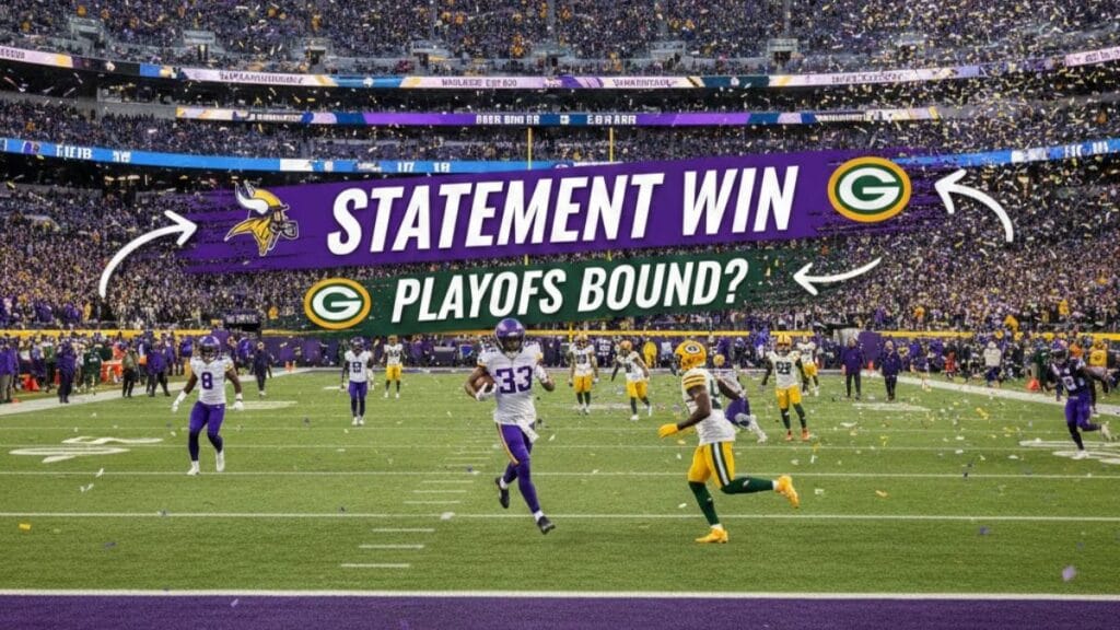 While The Packers Have Their Eyes On The Playoffs, The Surging Vikings Have The Momentum And Motivation To Turn This Week 18 Rivalry Game Into A Statement Win To End Their 2025 Campaign