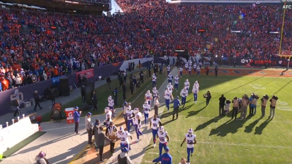 bills entered a hostile environment as underdogs against the #1 seed broncos