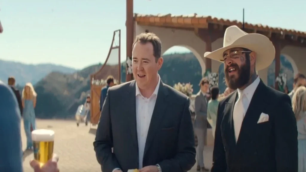 bud light's super bowl lx ad- shane gillis & post malone crash a wedding