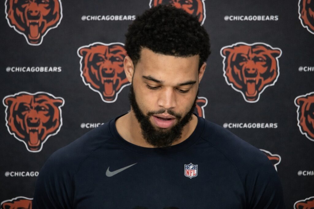 chicago bears player after the game