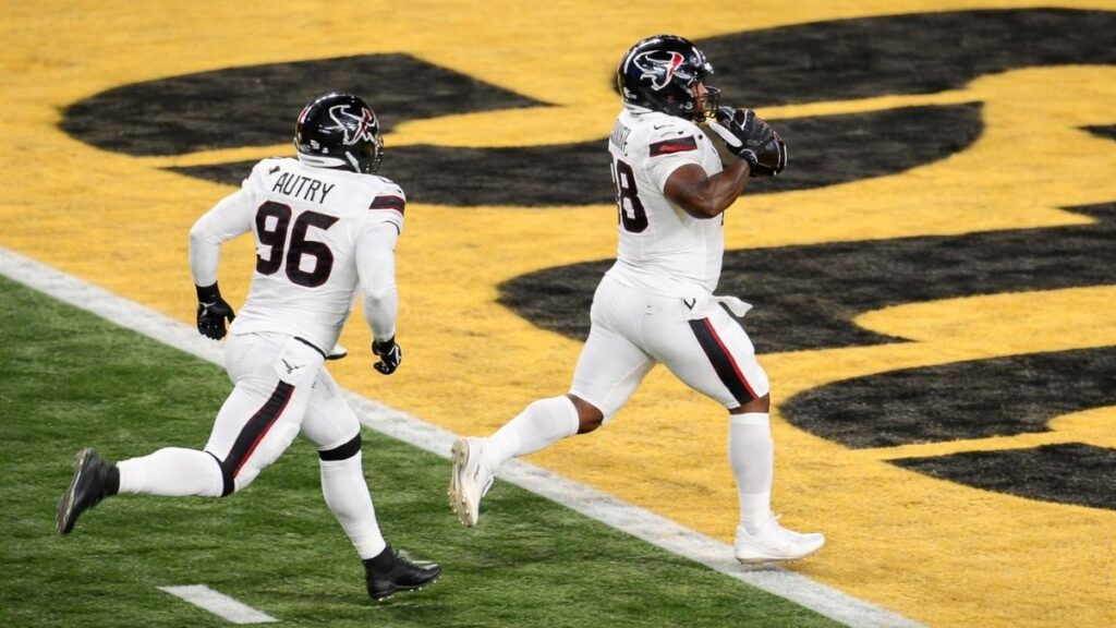 demeco ryans stood on the sidelines at acrisure stadium