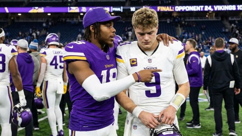 justin jefferson backs j.j. mccarthy despite - Image generated by AI for representational purposes.