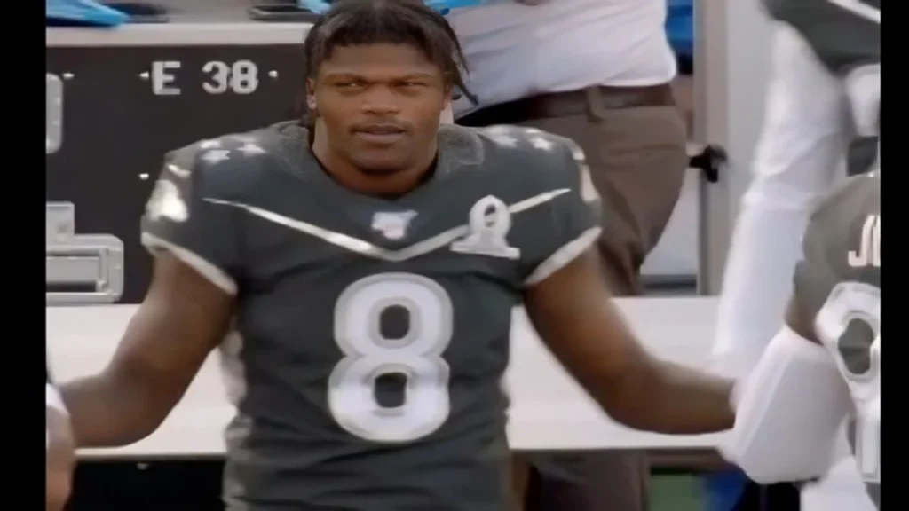 lamar jackson goes viral as water boy at 2026 pro bowl games