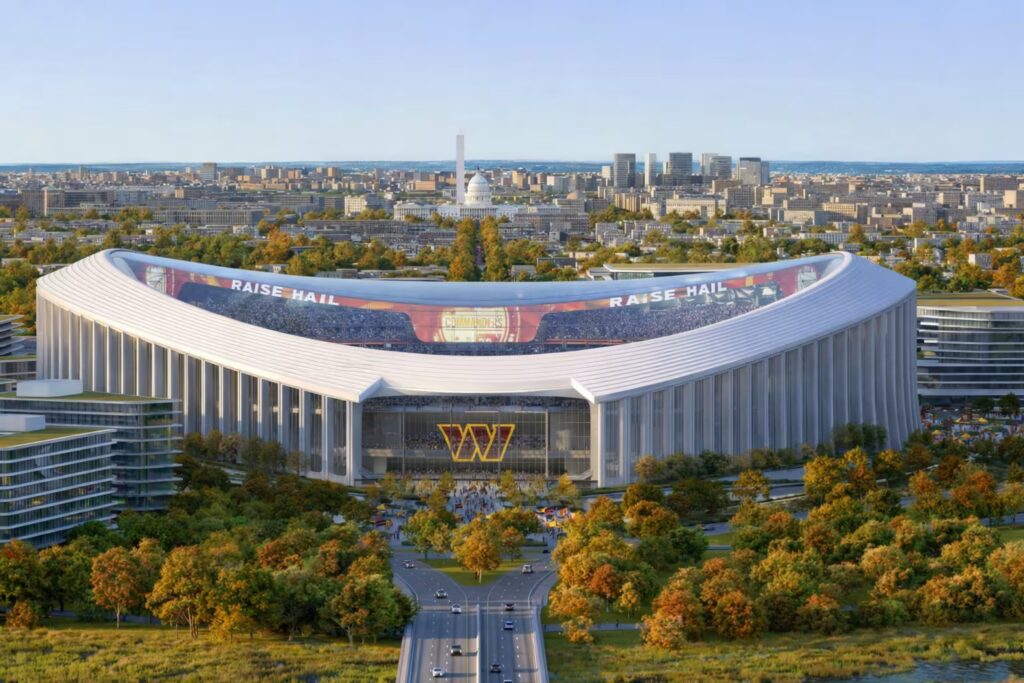 modern stadium in washington, d.c.