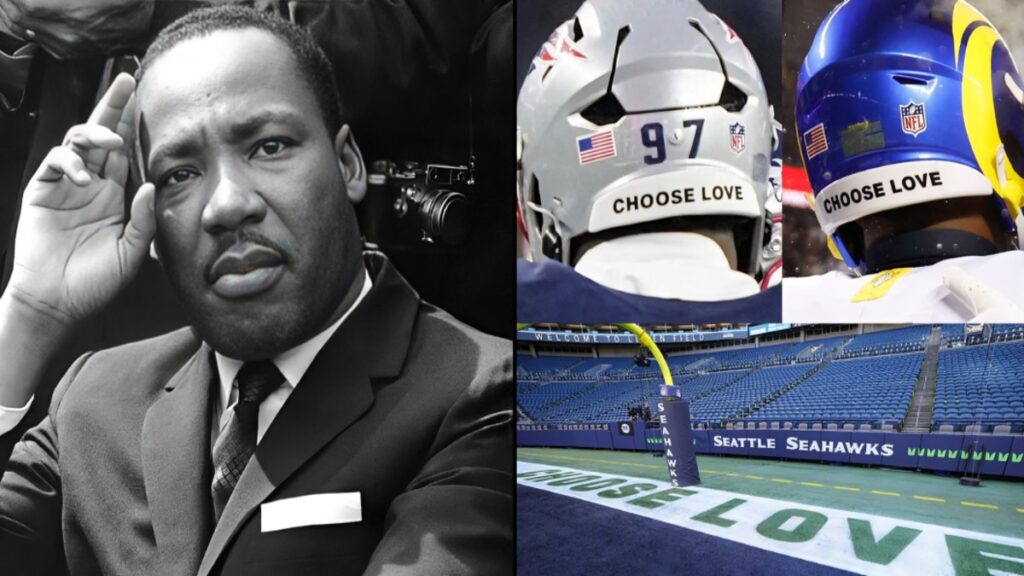 nfl honors mlk day with 'choose love' tribute during playoffs