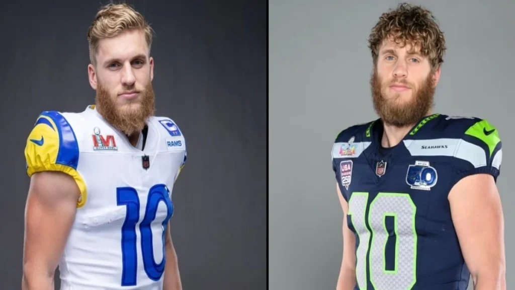 same stage, different colors- cooper kupp is heading back to the super bowl, this time representing the pacific northwest.