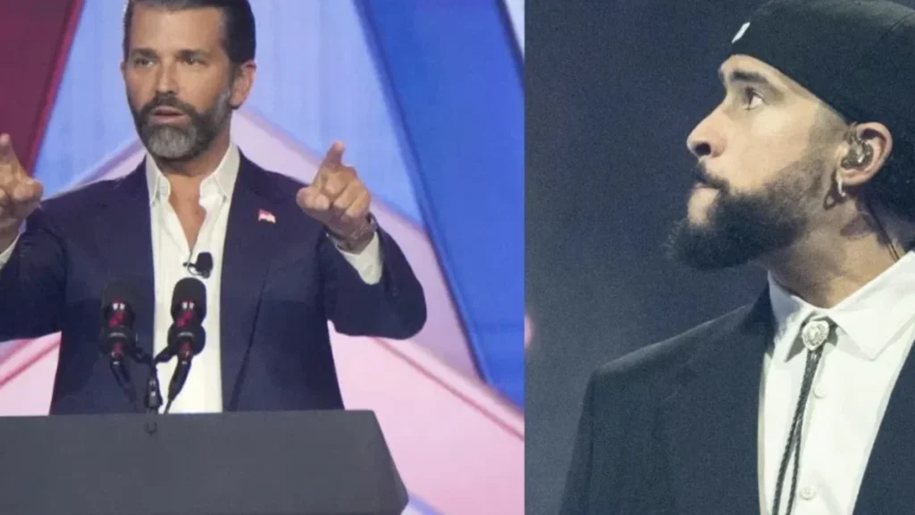 donald trump jr. takes shots at bad bunny after tpusa announces rival halftime
