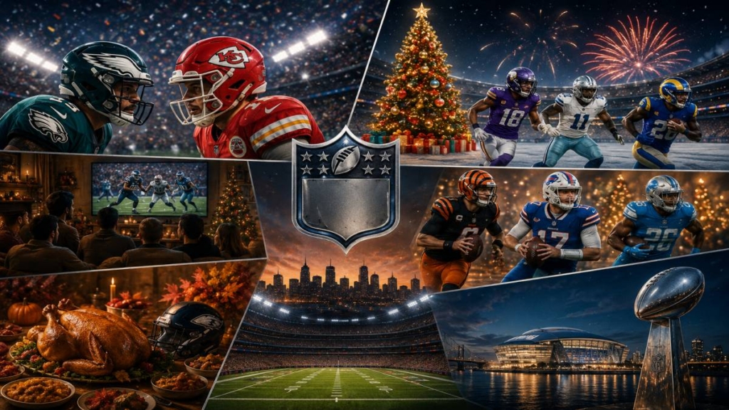 2026 NFL Schedule Drops: 13 Super Bowl Rematches, First Thanksgiving Eve Game on Netflix, Christmas Tripleheader