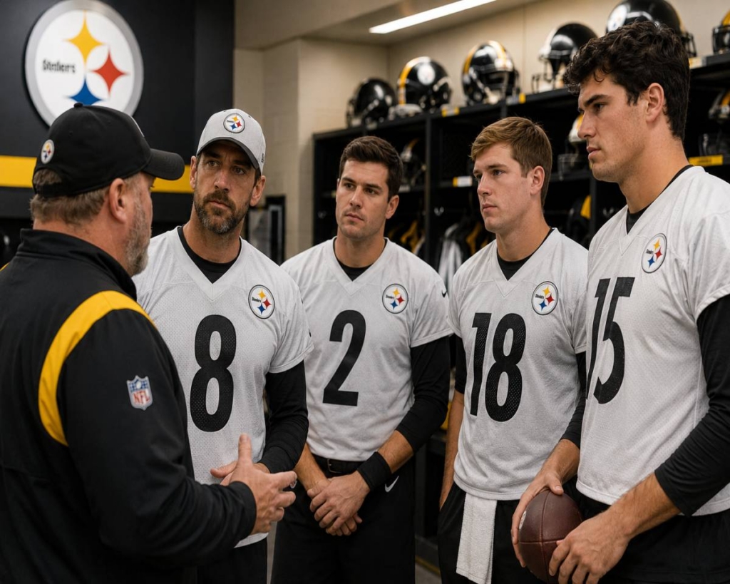 Steelers Quarterback Room Turns Into a Rare Luxury and a Real Headache