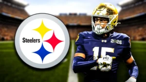 Steelers Mock Draft Has Notre Dame’s Leonard Moore at No. 9, Not QB CJ Carr